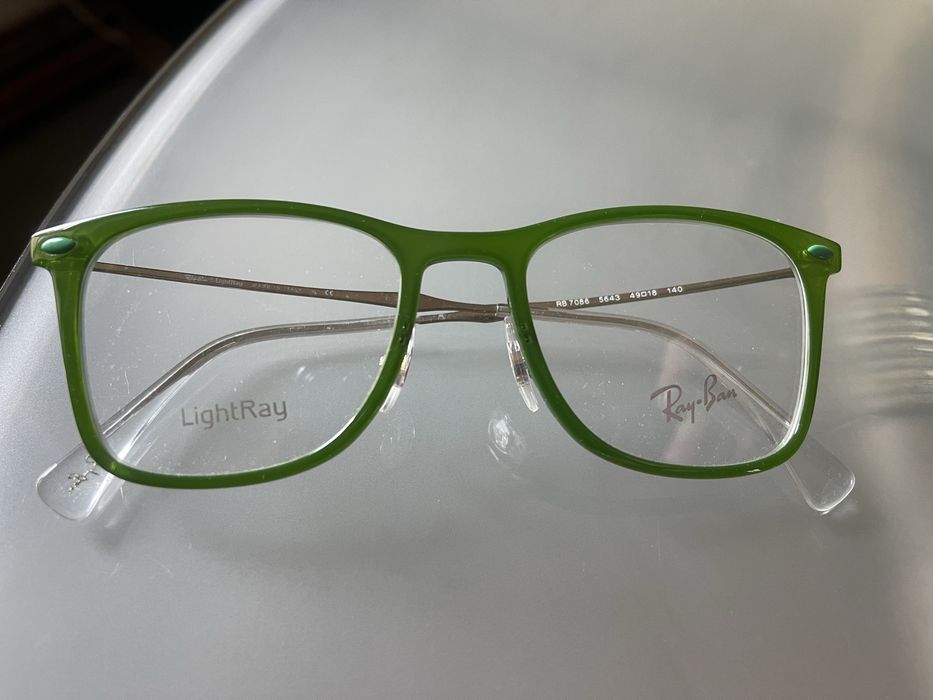 Zielone okulary korekcyjne RAY-BAN