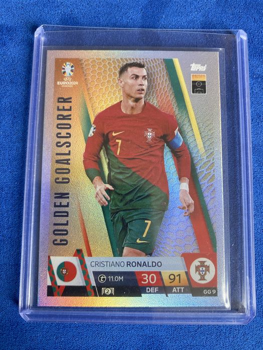 Carta Cristiano Ronaldo Goal Scorer Uefa Euro 2024 Topps Portugal