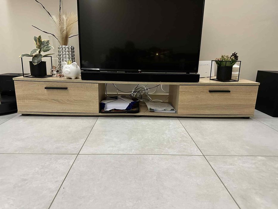 Meble rtv dąb sonoma