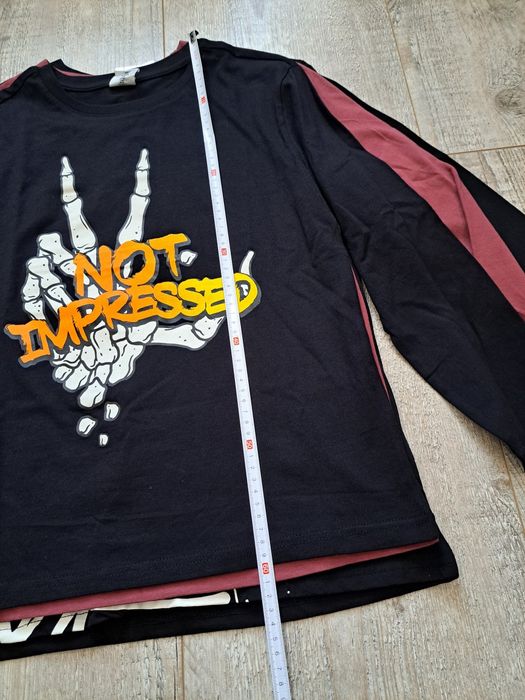 T-shirt chłopięcy dł rękaw - 3 szt. Rozm 146/152