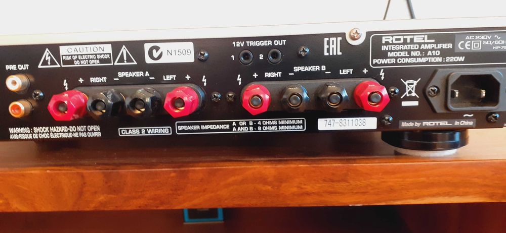 ROTEL A10 - Wzmacniacz stereo, jak nowy - Olsztyn.