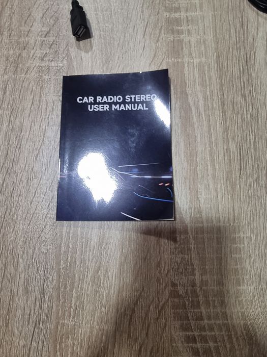 Auto rádio novo.