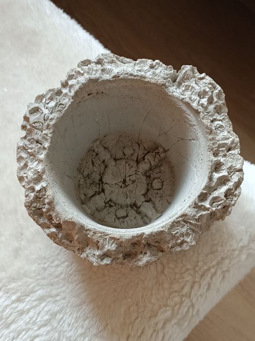 Betonowa doniczka - handmade