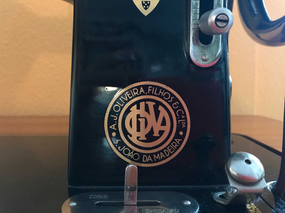 Máquina de Costura, consola, madeira, vintage, rústica
