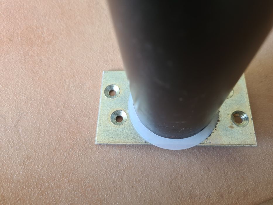 12 Pés de ferro 26cm de aparafusar em base/plataforma