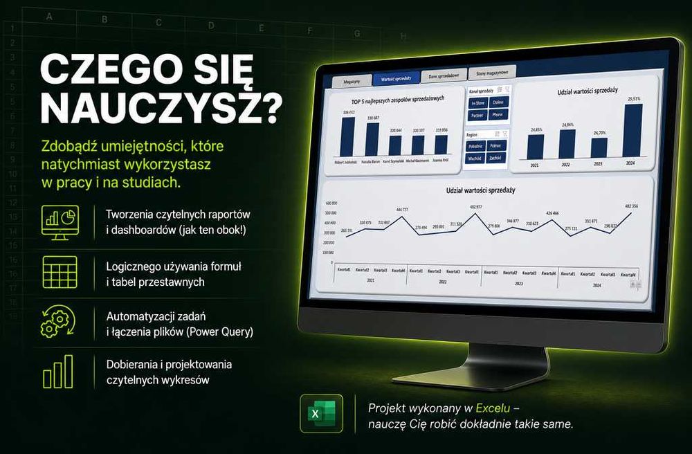 Korepetycje i konsultacje z MS Excel (online)