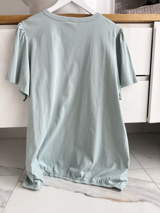 NEXT MIĘTOWA BLUZKA Z OZDOBNYMI kryształkami plus size 50 52