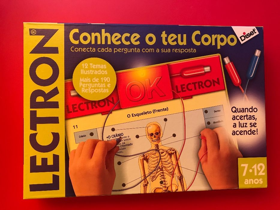 2 Jogos Electron - Traffic NOVO C/ PELÍCULA + Conhece o Teu Corpo