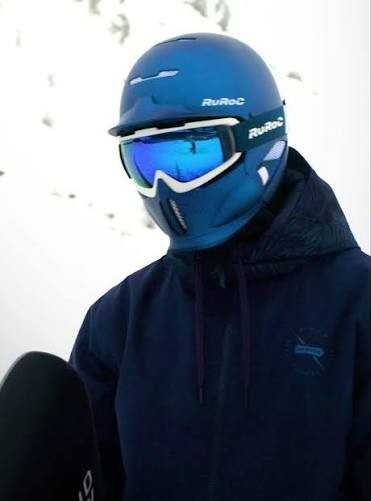Ruroc RG1-DX Midnight M/L + ShockWave + gogle | snowboard