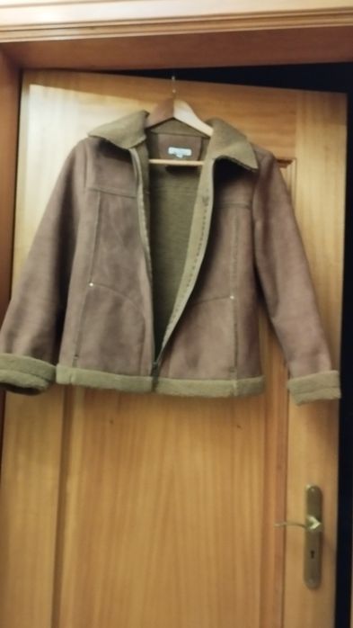 Casaco castanho tam .M