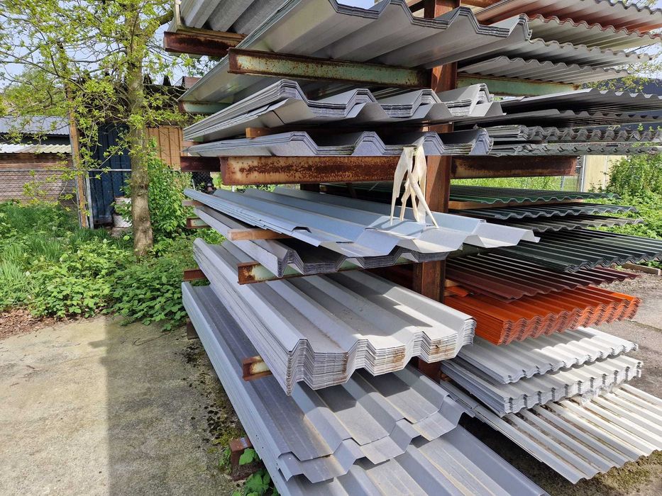 Blacha trapezowa, blacha, dach, garaż, hala, mocna