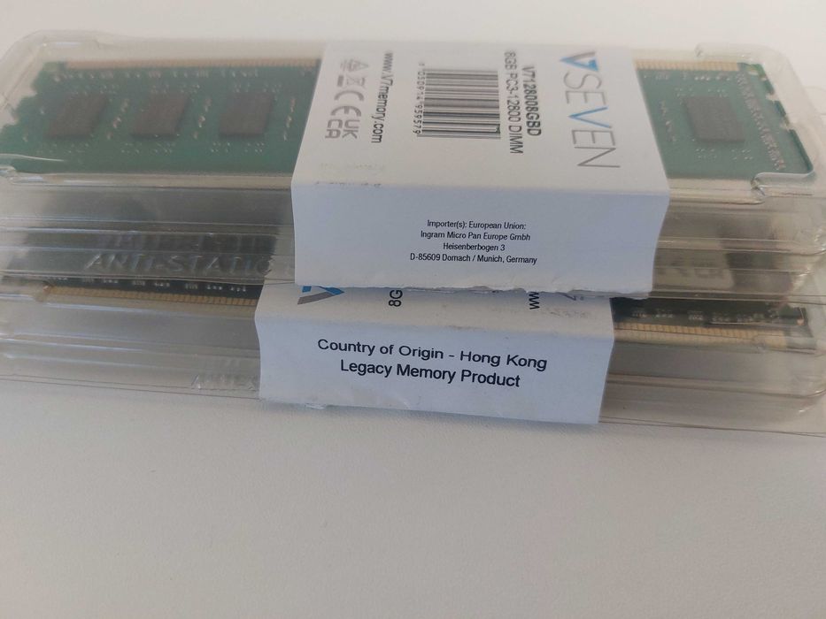 Desktop RAM DDR3 DIMM 2x 8 GB 1600 MHz, CL11, PC3-12800, 240pin, 1,5 V