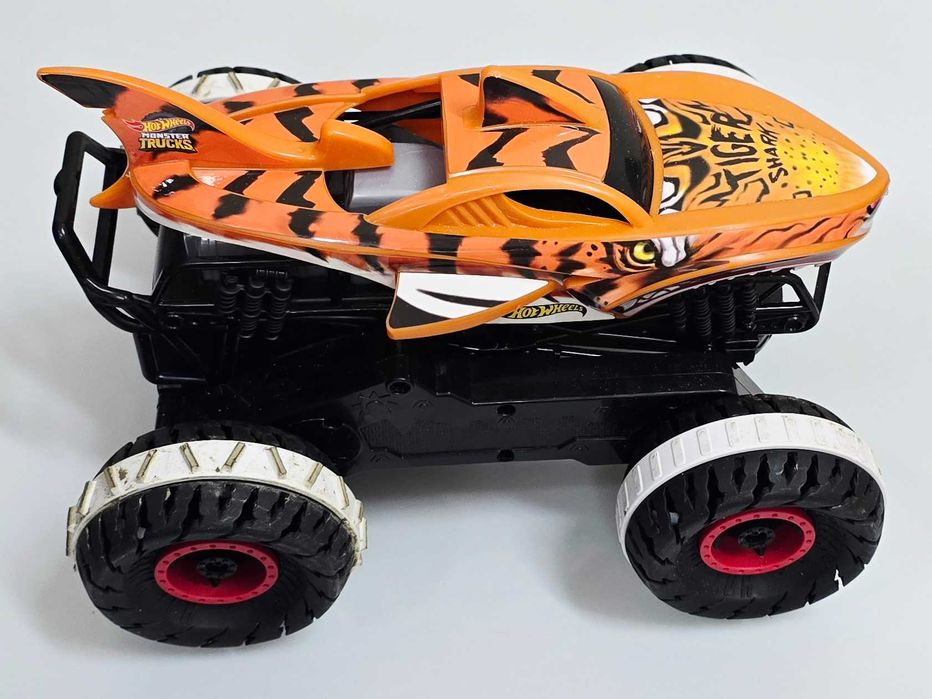 Hot Wheels Monster Truck Samochód RC-Niezatrzymany Rekin Tygrys
