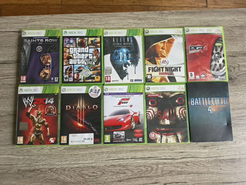 Gry na XBOX 360 Sprzedam