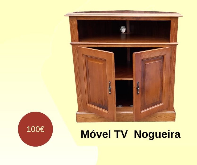 Móvel TV madeira clara