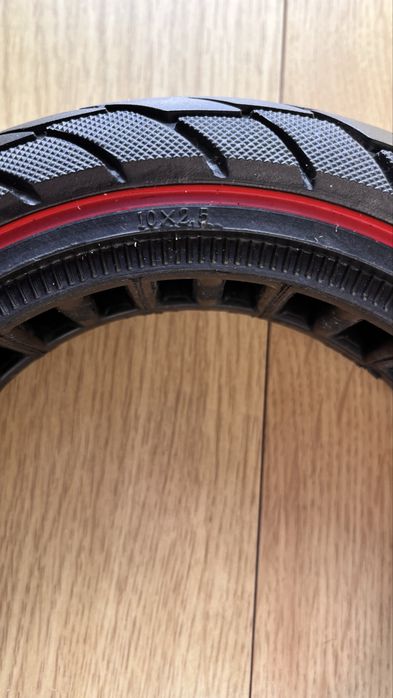 Pneu sólido 10×2.5 para trotinetes elétricas. NOVO