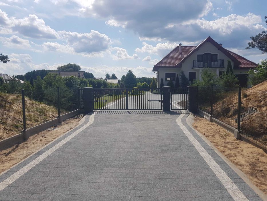 Płoty 3D ogrodzenia, bramy wjazdowe ogrodzenie panelowe z montażem