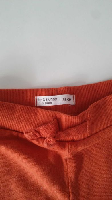Spodnie dresowe atrakcyjne FOX & BUNNY SINSAY 56 62 68 DOKŁADNE FOTO