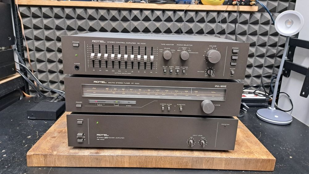 Rotel Preamp Końcówka Tuner RB 1000 RC 1000 RT 1000