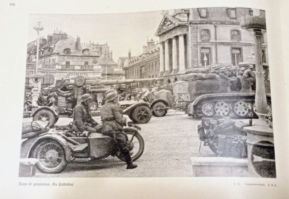 Militaria de Trincheira livro Fotográfico da  invasão França e Bélgica