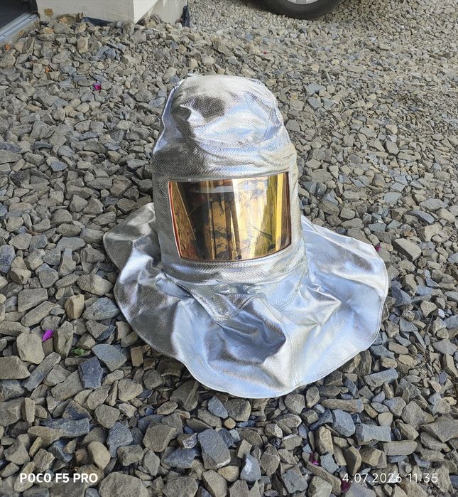 Kaptur żaroodporny EDC Protection E5111 z hełmem MSA Thermalgard