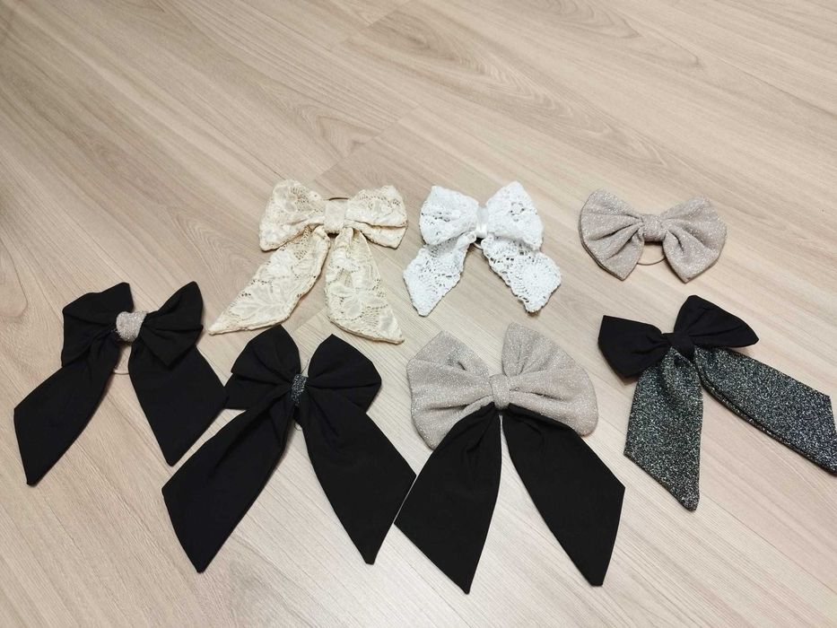 Gumki kokardy do włosów