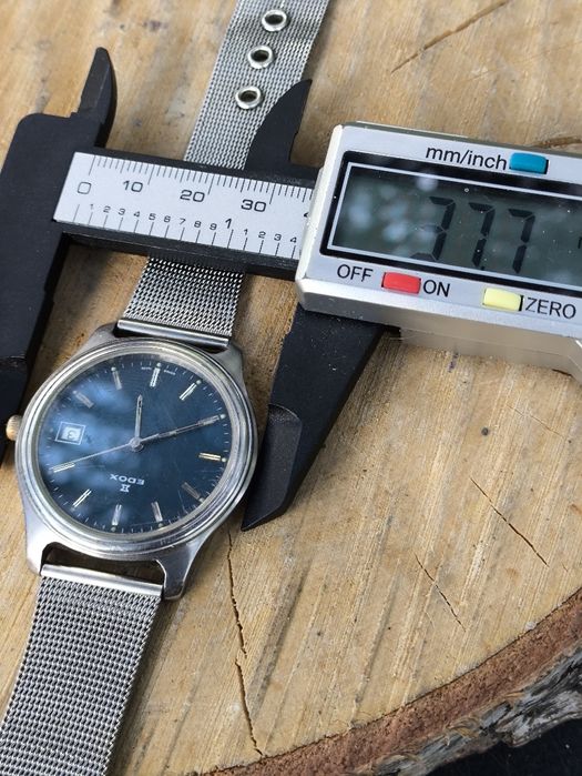 Stary zegarek kwarcowy Edox ,Swiss made. Vintage
