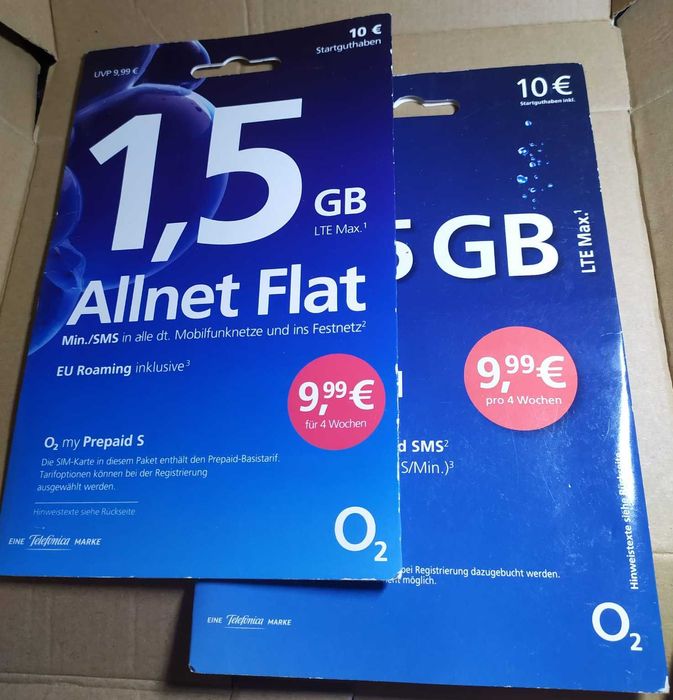 karty SIM prepaid mobile kolekcjonerskie startery