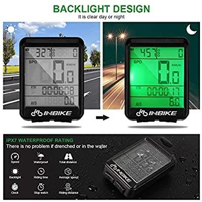 Novo! Odômetro para bicicleta, velocímetro sem fio IP66 à prova d'água