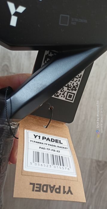 Świetna nowa rakieta do padla Y1 Panna TF (tylko 360gram).