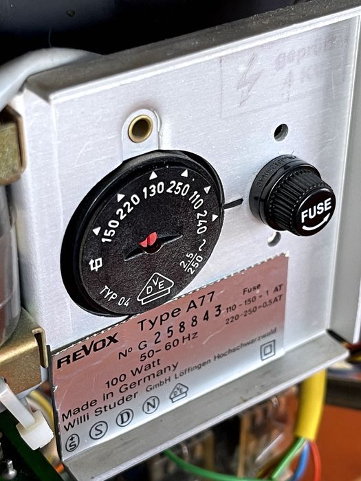 Gravador de Bobines Revox A77 mk4 - 4 pistas