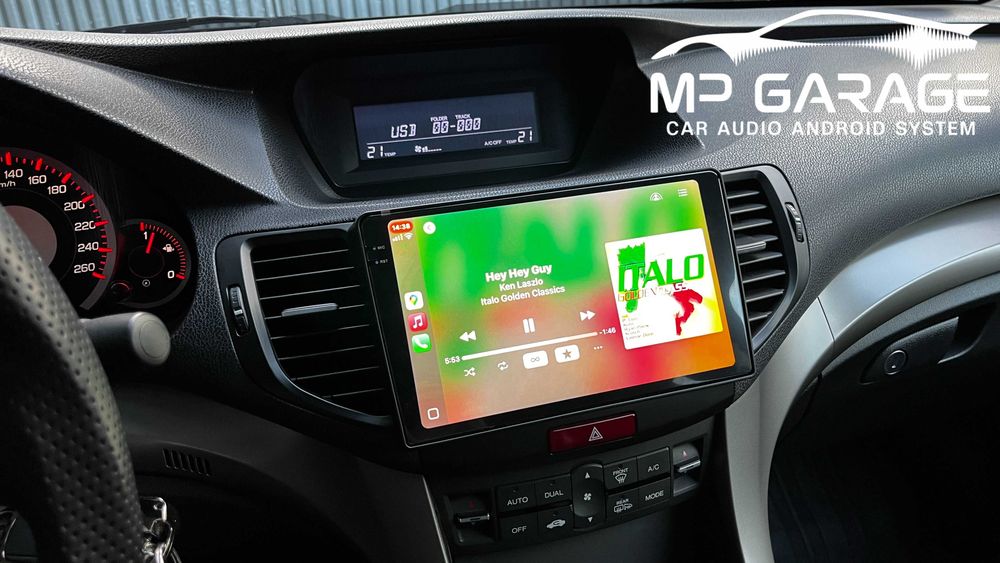 Radio Android_14 Honda Accord 8 LTE CarPlay/AA Qled 4G Montaż