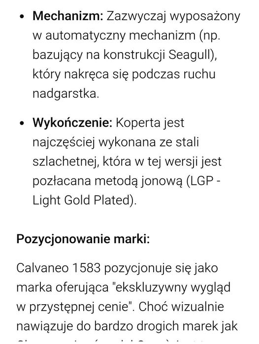 Zegarek męski uzywany