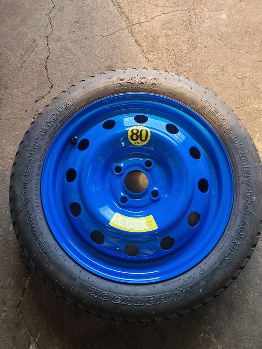 1x oryginalne koło dojazdowe KIA/Hyundai 3,5jx15 4X100 Kia Rio, Kia Stonic, Hyundai i20, Bayon