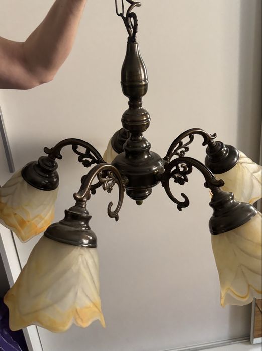 Ładna Lampa PRL