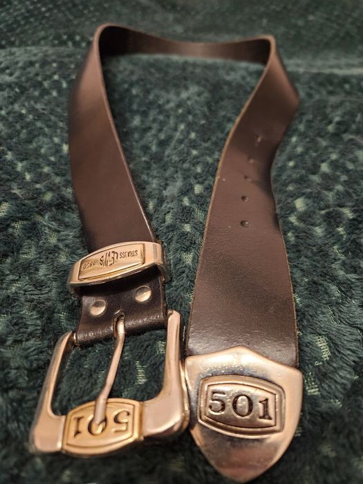 Levi's 501  pasek skórzany s/m