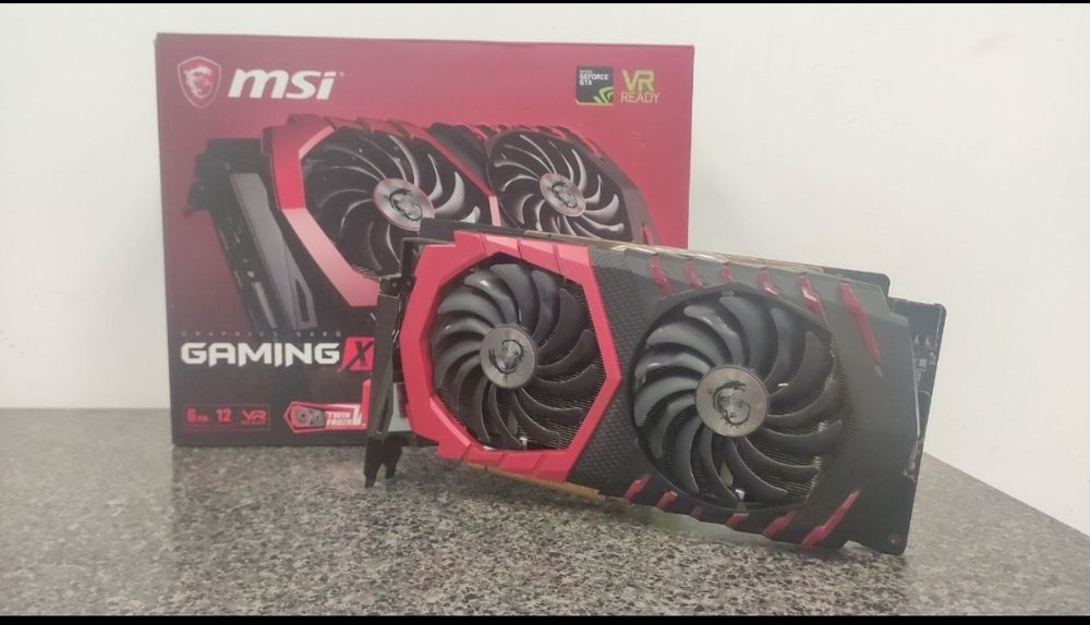 Топовая MSI Gaming X GTX 1060 6-Gb Любые тесты Магазин NEON