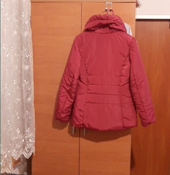 Kurtka Bonprix rozm. 38 bordowa na suwak