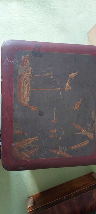 5 caixas de madeira antigas