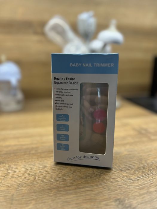 Trymer pilnik elektryczny na baterie do panznokci niemowlak dziecko