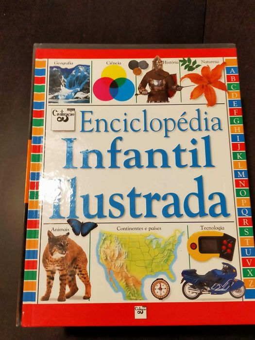 Vários livros e enciclopedias