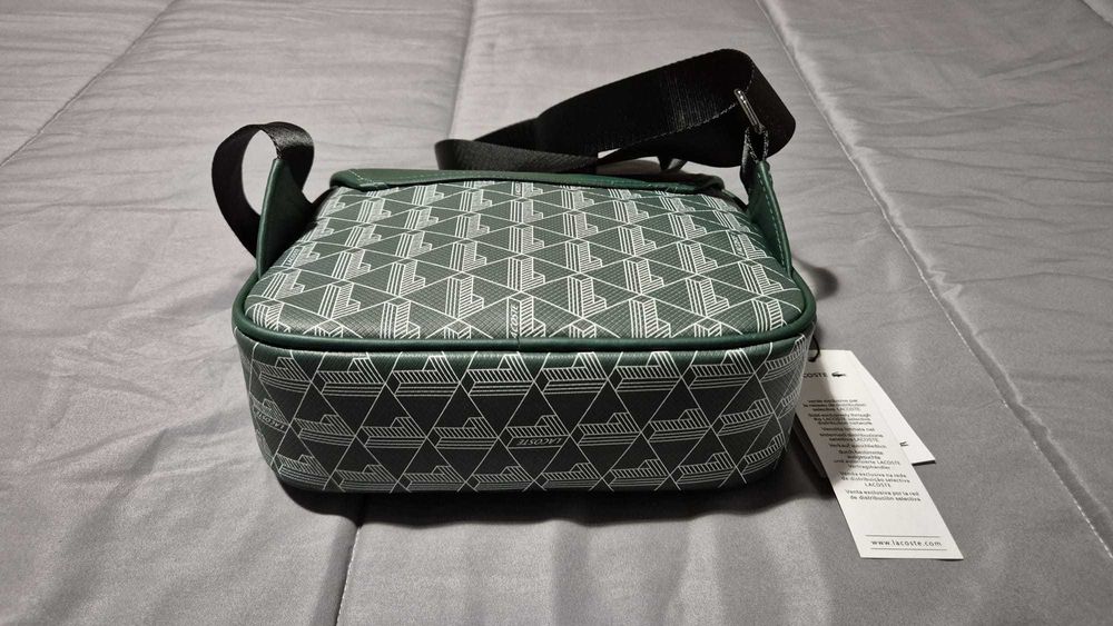 Bolsa / Mala a Tiracolo LACOSTE The Blend - Verde - nova