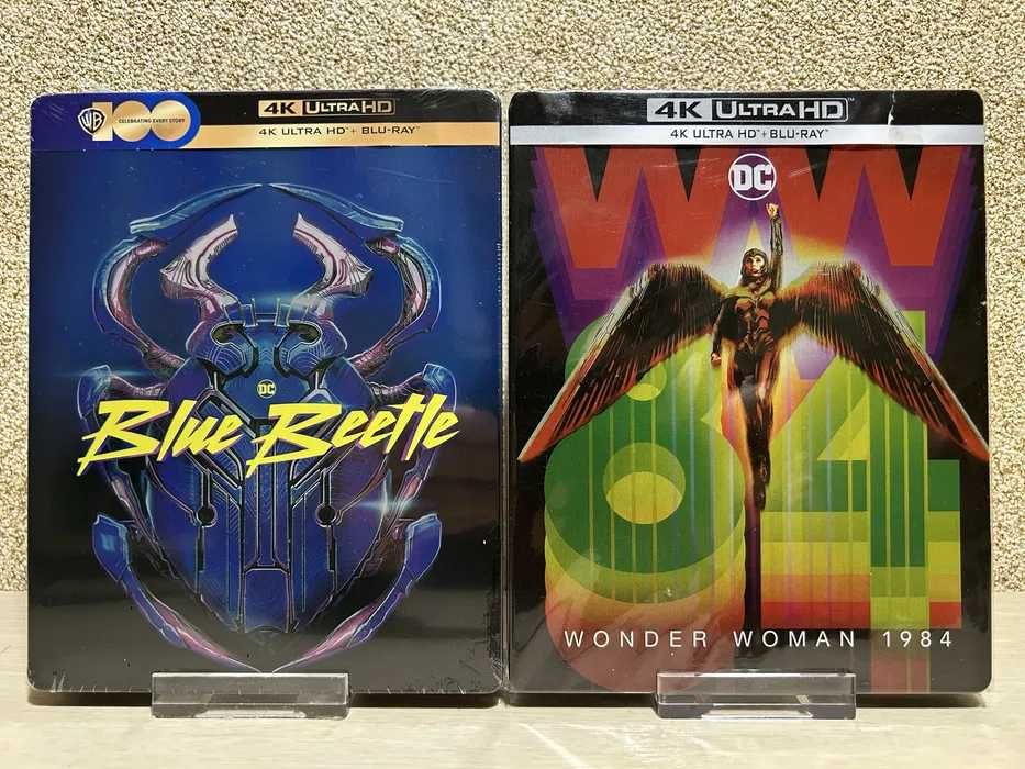 Steelbook 4K Ultra HD Blu-ray DC Кинг Конг/Годзилла /Мег 1-2/Шазам 1-2