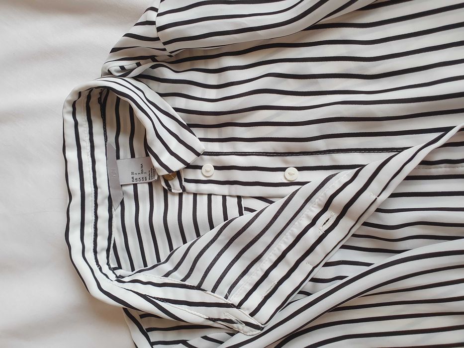 Легка смугаста сорочка h&m, розмір 32 (xxs)