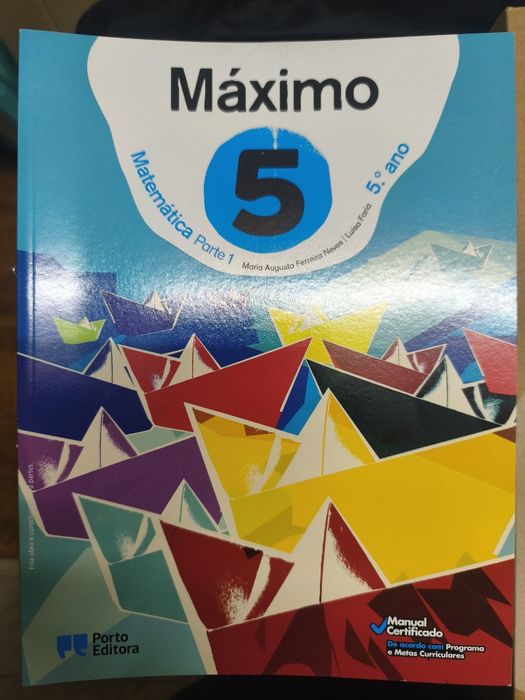 Máximo 5 (manual+ca+recursos do professor) COM SOLUÇÕES