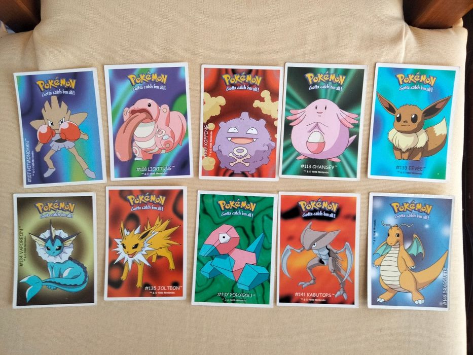Autocolantes Pokémon coleção Dunkin boomer