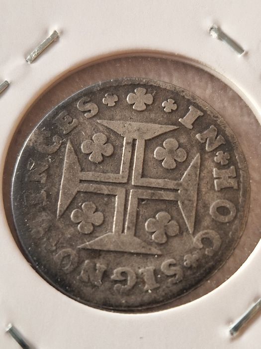 Moeda de prata 6 vinténs D. João V