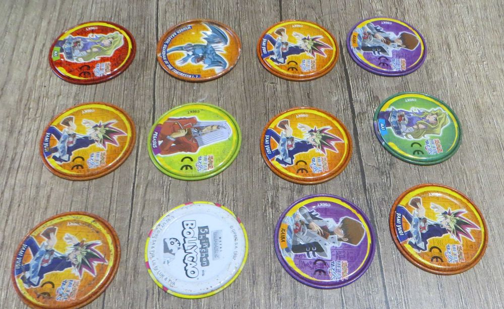 Metal Tazos - Lote de 10 + 2 - Ver foto frente e verso