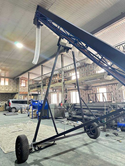 Ковшовий конвеєр під пілети, гранули, зернові, стрічковий транспортер