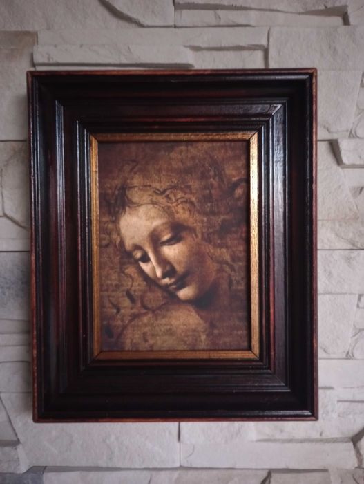 Obraz na płótnie - La Scapigliata, Leonardo da Vinci